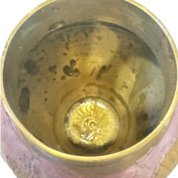 Vintage Brass Ginger Jar Purple Sea Creature Themed  Enamel Lidded  7in
Preloved - Picture 8 of 10